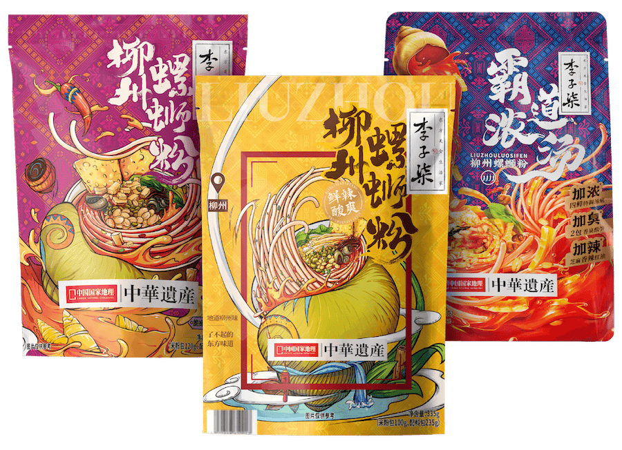 李子柒柳州螺蛳粉